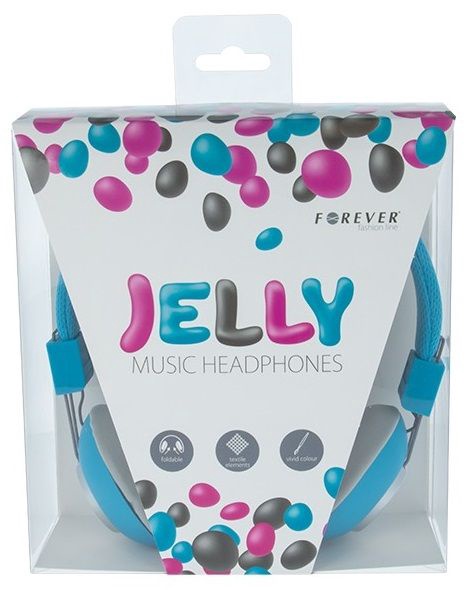 Laidinės ausinės Forever Jelly, mėlyna/balta