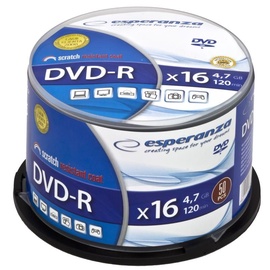 Esperanza 1109 DVD-R 16x 4.7GB Cake Box 50DVD's