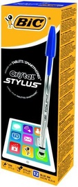 BIC Cristal Stylus Ballpoint Pens Blue 12pcs