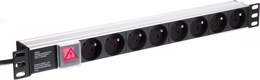 Netrack 125-19-02 PDU 19'' 230V/16A ALU Black