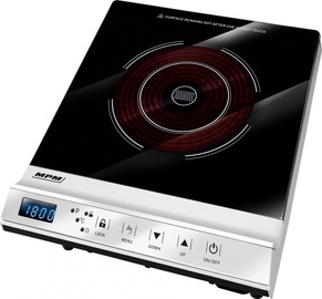 Minipliit MPM MKE 12, 1800 W, must/hall