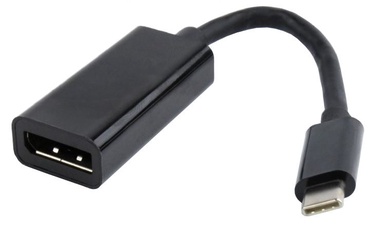 Adapteris Gembird USB-C / DispalyPort USB 3.1 C male, Displayport, 0.15 m, juoda