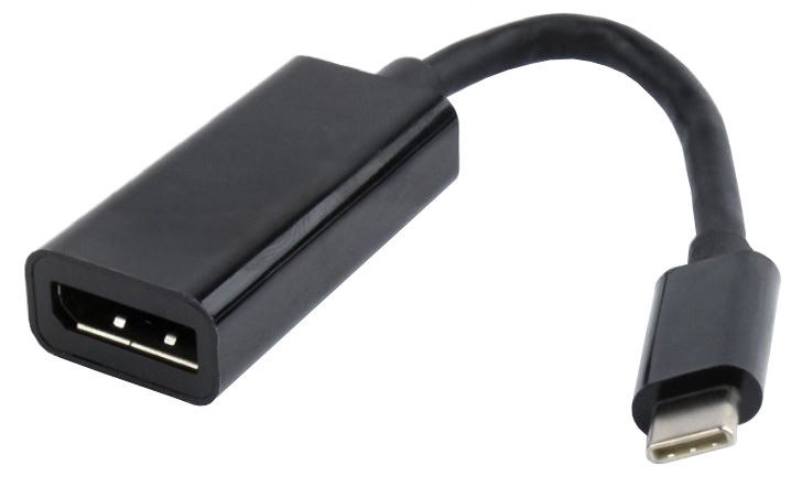 Adapter Gembird USB-C / DispalyPort USB 3.1 C male, Displayport, 0.15 m, must