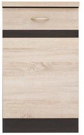 Black Red White Kitchen Bottom Cabinet Left Junona Line-D1D/50/82L Sonoma Oak/Wenge