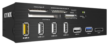 RaidSonic Icy Box 3,5'' IB-867 Card Reader w/Multiport Panel USB 3.0 eSATA