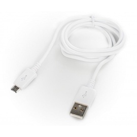Laidas Platinet MicroUSB to USB Micro USB, USB 2.0, 1 m, balta