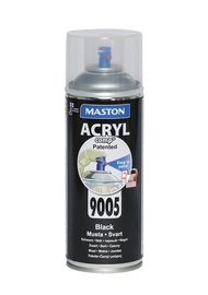 Aerosoolvärv Maston, tavaline, must, 0.4 l