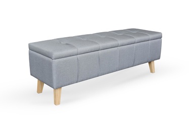 Pufs Halmar Massimo Grey, 130x40x44 cm