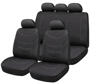 Bottari Curve Seat Cover Set Black Grey
