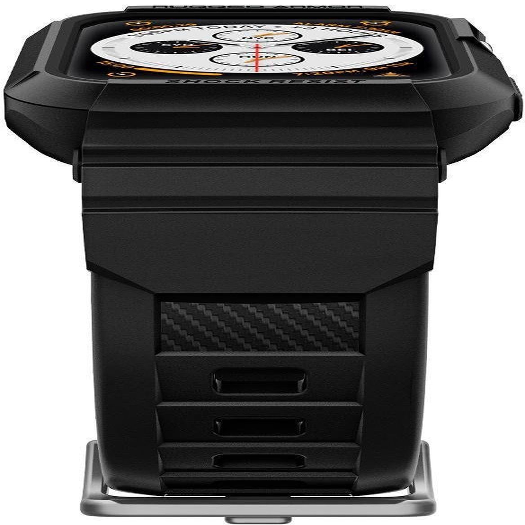 spigen rugged armor pro designed for apple watch case for 44mm series 4