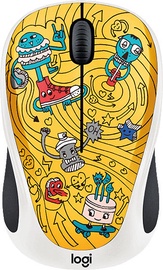 Logitech M238 Doodle Collection Wireless Mouse Gold