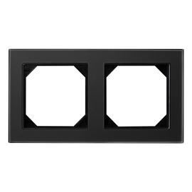 Рамка Liregus Epsilon K14-245-02 E/BG 2-Socket Frame Black