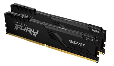 Оперативная память (RAM) Kingston Fury Beast, DDR4, 8 GB, 2666 MHz