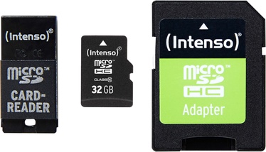 Intenso 32GB MicroSDHC Class 10 + Adapter Set 3413780