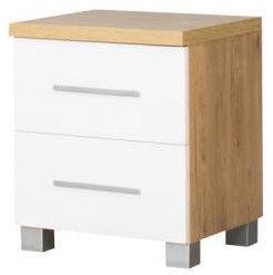Bodzio Nightstand Panama PA42 White/Brown