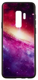 TakeMe Glass Glossy Back Case For Samsung Galaxy S8 Purple Galaxy
