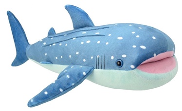 Mīkstā rotaļlieta Wild Planet Whale Shark, zila, 10 cm