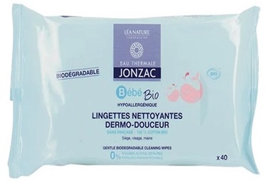 Niisked salvrätikud Jonzac Cleansing Wipes, 40 tk