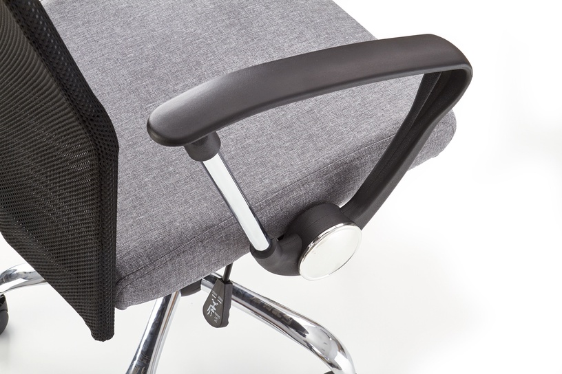Biroja krēsls Vire 2, 61 x 63 x 110 - 120 cm, melna/pelēka