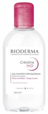 Micelārais ūdens sievietēm Bioderma Crealine H2O, 250 ml