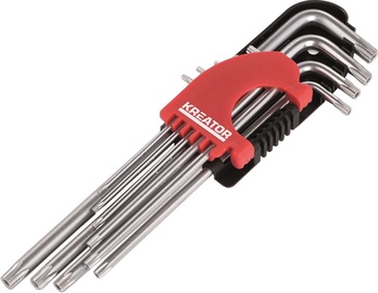 Ключ шестигранник Kreator KRT408303 Hex Key Long 9pcs TX