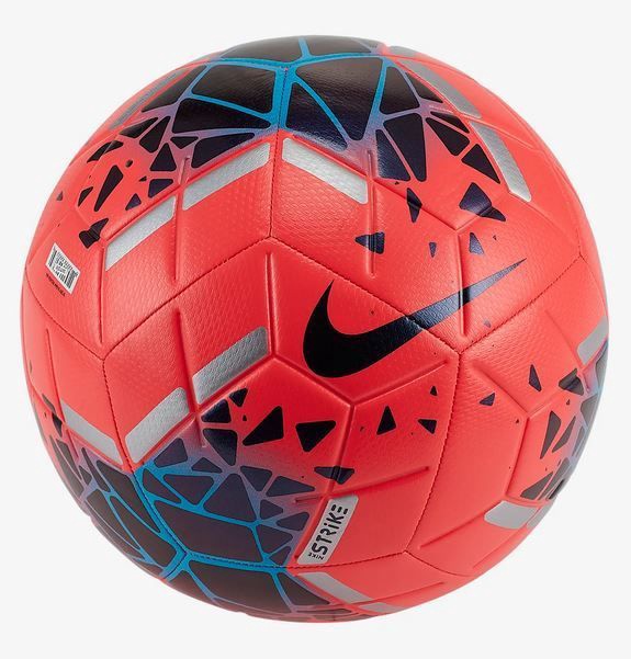 nike strike soccer ball red