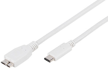 Juhe Vivanco Cable USB Type-C to Micro USB 3.0 White 1m 45275