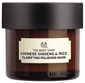 Veido kaukė The Body Shop Chinese Ginseng & Rice Clarifying Polishing Mask, 75 ml