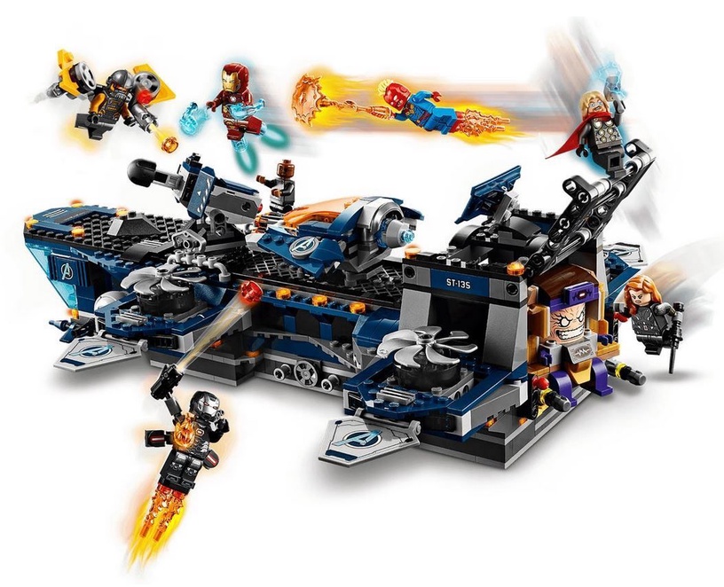 Konstruktors LEGO® Super Heroes Marvel Atriebēji: transporta gaisa kuģis 76153