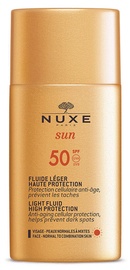 Losjons saules aizsardzībai Nuxe Sun Light Fluid High Protection SPF50, 50 ml