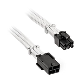 Pikendusjuhe BitFenix BFA-MAC-6PEG45WK-RP, valge/must, 0.45 m