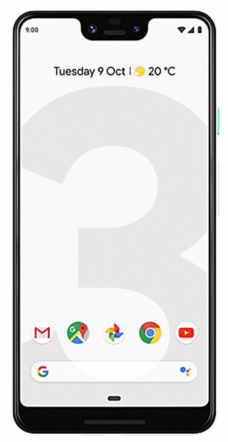 Мобильный телефон Google Pixel 3 XL, белый, 4GB/64GB - 1a.lt