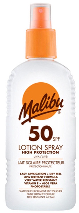 Losjons saules aizsardzībai Malibu SPF50, 200 ml
