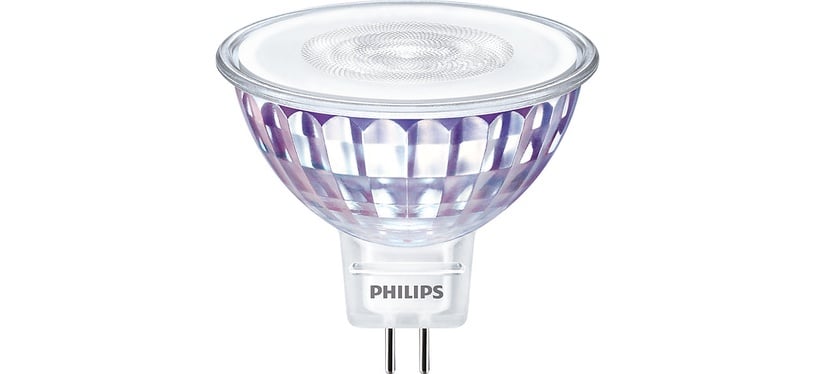 Лампочка Philips LED, теплый белый, GU5.3, 7 Вт, 621 лм