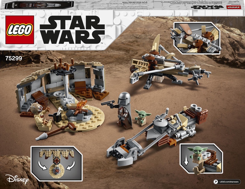 Konstruktors LEGO Star Wars Nepatikšanas uz planētas Tatooine 75299, 276 gab.