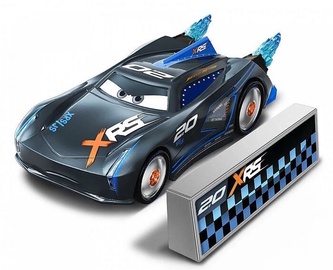 Mattel Disney Cars XRS Rocket Racing Jackson Storm With Blast Wall GKB90