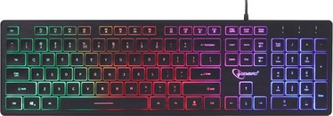 Klaviatūra Gembird UML-01 "Rainbow" Multimedia Keyboard Black