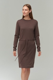 Audimas Merino Bamboo Blend Dress Peppercorn L