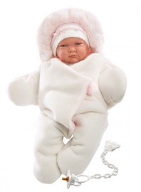 Llorens Doll Newborn Lala In Pink Coveralls 42cm 74038