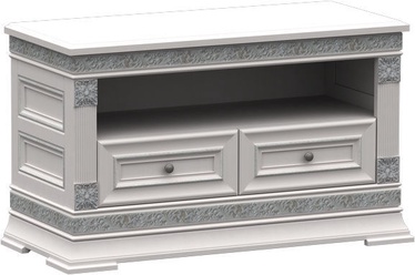 TV galds MN T1-100 Silver/White, 1082x468x637 mm