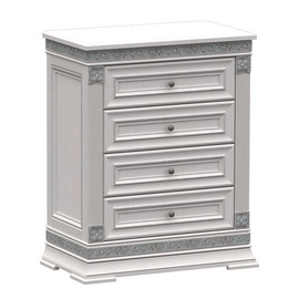 WellMaker K1-60 Chest Of Drawers 84x103x46cm Silver