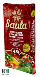 Substrāti dārzeņi/tomātiem Saula, 45 l