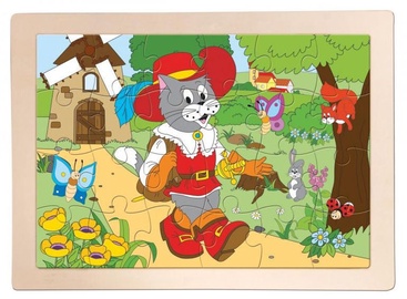 Woodyland Jigsaw Puzzle Puss In Boots 24pcs 91157