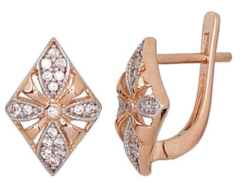 Diamond Sky Gold Earrings Prestige III