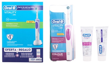 Braun Oral-B Vitality Cross Action 3pcs Set Violet