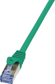 Logilink Patch Cable CAT 6A 10G S/FTP PrimeLine 0.25m Green