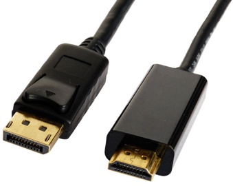 Laidas Brackton DisplayPort Male - HDMI Male Displayport, HDMI male, 5 m, juoda