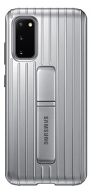 Чехол Samsung Standing, Samsung Galaxy S20, серебристый