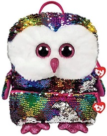 TY Fashion Plush Sequin Backpack Owen Owl
