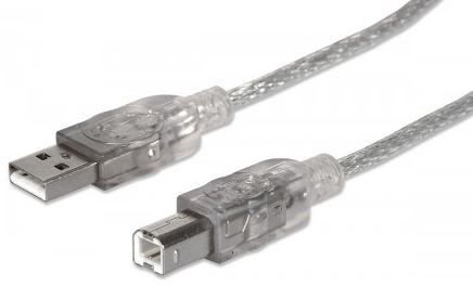 Juhe Manhattan USB to USB USB 2.0 A male, USB 2.0 B male, 3 m